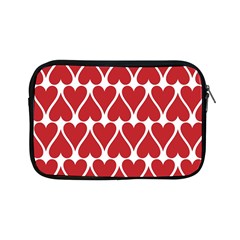 Hearts Pattern Seamless Red Love Apple Ipad Mini Zipper Cases by Apen