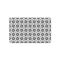 Ellipse Pattern Ellipse Dot Pattern Magnet (name Card) by Apen