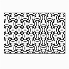 Ellipse Pattern Ellipse Dot Pattern Postcard 4 x 6  (pkg Of 10) by Apen