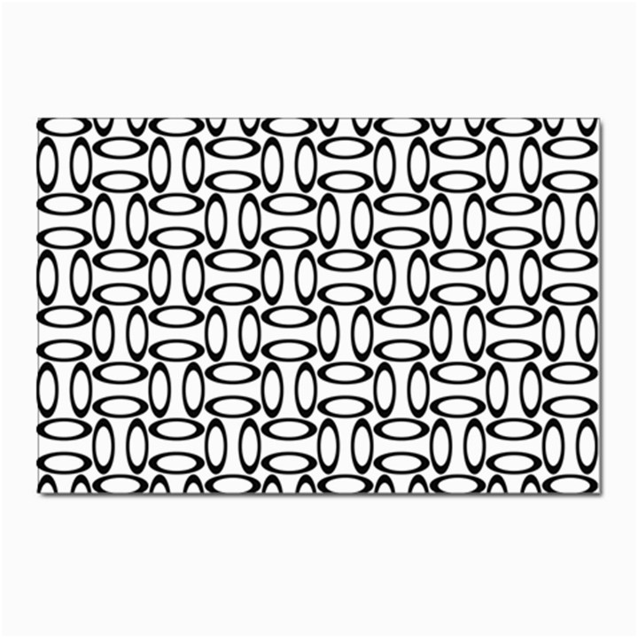 Ellipse Pattern Ellipse Dot Pattern Postcard 4 x 6  (Pkg of 10)