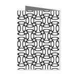 Ellipse Pattern Ellipse Dot Pattern Mini Greeting Cards (Pkg of 8) Left