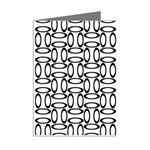 Ellipse Pattern Ellipse Dot Pattern Mini Greeting Cards (Pkg of 8) Right