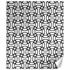 Ellipse Pattern Ellipse Dot Pattern Canvas 8  X 10  by Apen