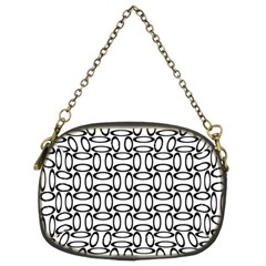 Ellipse Pattern Ellipse Dot Pattern Chain Purse (two Sides) by Apen