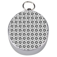 Ellipse Pattern Ellipse Dot Pattern Silver Compasses by Apen