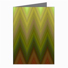 Zig Zag Chevron Classic Pattern Greeting Cards (pkg Of 8) by Apen