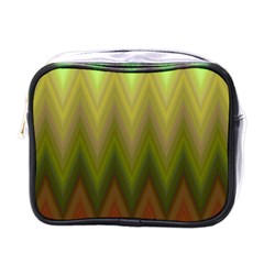 Zig Zag Chevron Classic Pattern Mini Toiletries Bag (one Side) by Apen