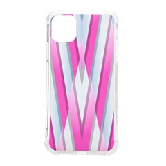 Geometric 3d Design Pattern Pink Iphone 11 Pro Max 6 5 Inch Tpu Uv Print Case by Apen