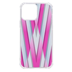 Geometric 3d Design Pattern Pink Iphone 13 Pro Max Tpu Uv Print Case by Apen