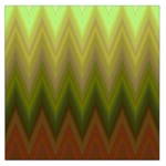 Zig Zag Chevron Classic Pattern Square Satin Scarf (36  x 36 ) Front