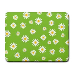 Daisy Flowers Floral Wallpaper Small Mousepad by Apen