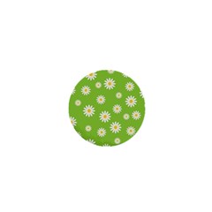 Daisy Flowers Floral Wallpaper 1  Mini Magnets by Apen