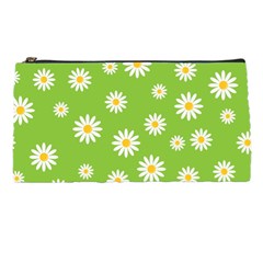 Daisy Flowers Floral Wallpaper Pencil Case by Apen