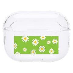 Daisy Flowers Floral Wallpaper Hard Pc Airpods Pro Case by Apen