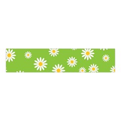 Daisy Flowers Floral Wallpaper Velvet Scrunchie by Apen