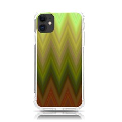 Zig Zag Chevron Classic Pattern Iphone 11 Tpu Uv Print Case by Apen