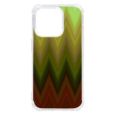 Zig Zag Chevron Classic Pattern Iphone 14 Pro Tpu Uv Print Case by Apen