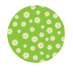 Daisy Flowers Floral Wallpaper Mini Round Pill Box (pack Of 3) by Apen