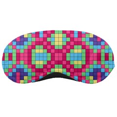 Checkerboard Squares Abstract Texture Pattern Sleep Mask by Apen