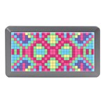 Checkerboard Squares Abstract Texture Pattern Memory Card Reader (Mini) Front