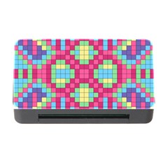 Checkerboard Squares Abstract Texture Pattern Memory Card Reader With Cf by Apen