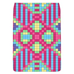 Checkerboard Squares Abstract Texture Pattern Removable Flap Cover (l) by Apen