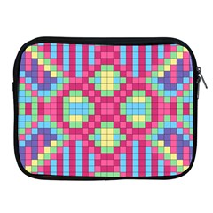 Checkerboard Squares Abstract Texture Pattern Apple Ipad 2/3/4 Zipper Cases by Apen