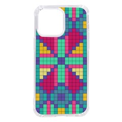 Checkerboard Squares Abstract Texture Patterns Iphone 14 Pro Max Tpu Uv Print Case