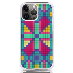 Checkerboard Squares Abstract Texture Patterns Iphone 13 Pro Max Tpu Uv Print Case by Apen