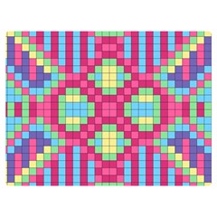 Checkerboard Squares Abstract Texture Pattern Two Sides Premium Plush Fleece Blanket (extra Small) by Apen