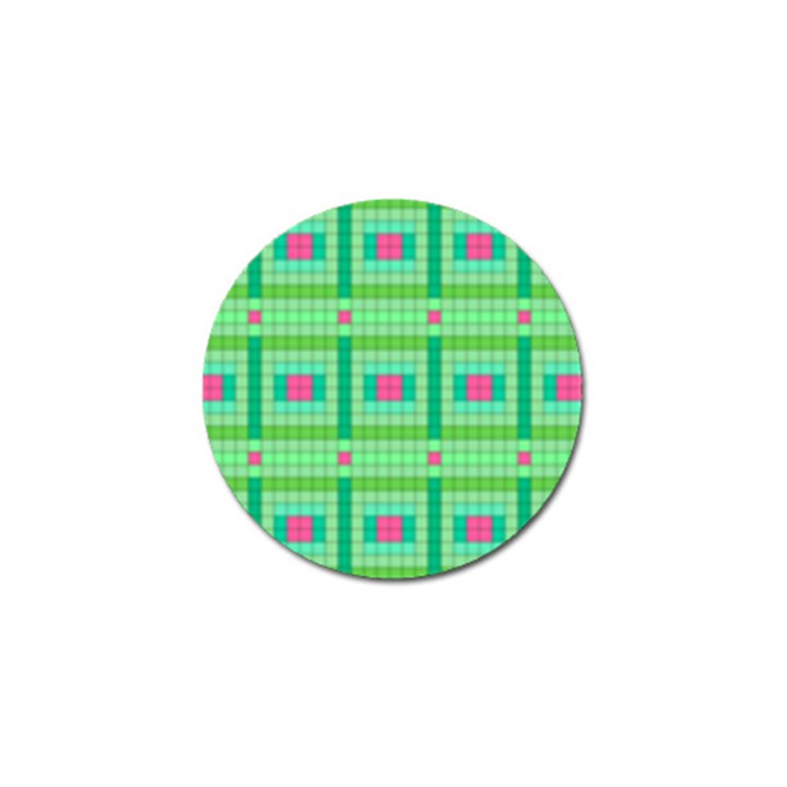 Checkerboard Squares Abstract Golf Ball Marker