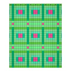 Checkerboard Squares Abstract Shower Curtain 60  X 72  (medium)  by Apen