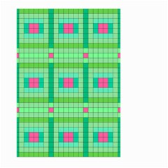 Checkerboard Squares Abstract Large Garden Flag (two Sides) by Apen