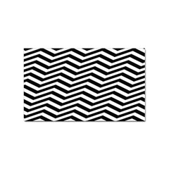 Zigzag Chevron Pattern Sticker (rectangular) by Dutashop