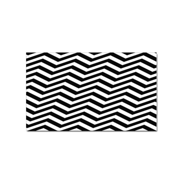 Zigzag Chevron Pattern Sticker Rectangular (10 pack)