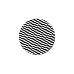 Zigzag Chevron Pattern Golf Ball Marker by Dutashop