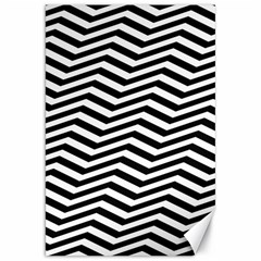 Zigzag Chevron Pattern Canvas 20  X 30  by Dutashop