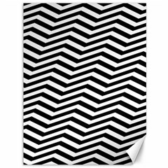 Zigzag Chevron Pattern Canvas 36  X 48  by Dutashop