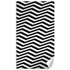 Zigzag Chevron Pattern Canvas 40  X 72 