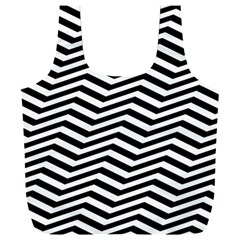 Zigzag Chevron Pattern Full Print Recycle Bag (xxxl) by Dutashop