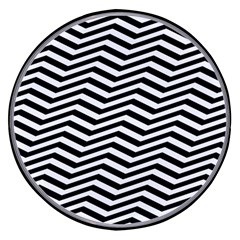 Zigzag Chevron Pattern Wireless Fast Charger(black) by Dutashop