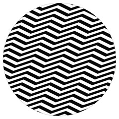 Zigzag Chevron Pattern Round Trivet