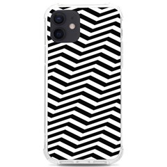 Zigzag Chevron Pattern Iphone 12/12 Pro Tpu Uv Print Case by Dutashop