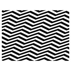 Zigzag Chevron Pattern Two Sides Premium Plush Fleece Blanket (extra Small) by Dutashop