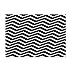 Zigzag Chevron Pattern Crystal Sticker (a4) by Dutashop