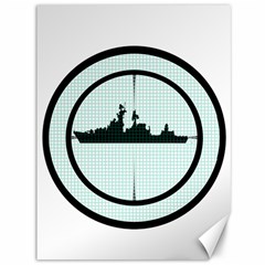 Ship Target Destroyer Warship Canvas 36  X 48  by Pakjumat