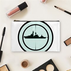 Ship Target Destroyer Warship Cosmetic Bag (medium) by Pakjumat