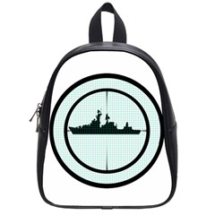 Ship Target Destroyer Warship School Bag (small) by Pakjumat