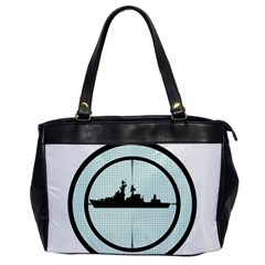 Ship Target Destroyer Warship Oversize Office Handbag by Pakjumat