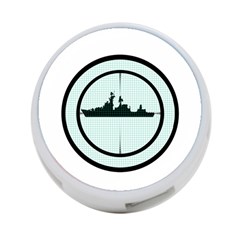 Ship Target Destroyer Warship 4-port Usb Hub (one Side) by Pakjumat